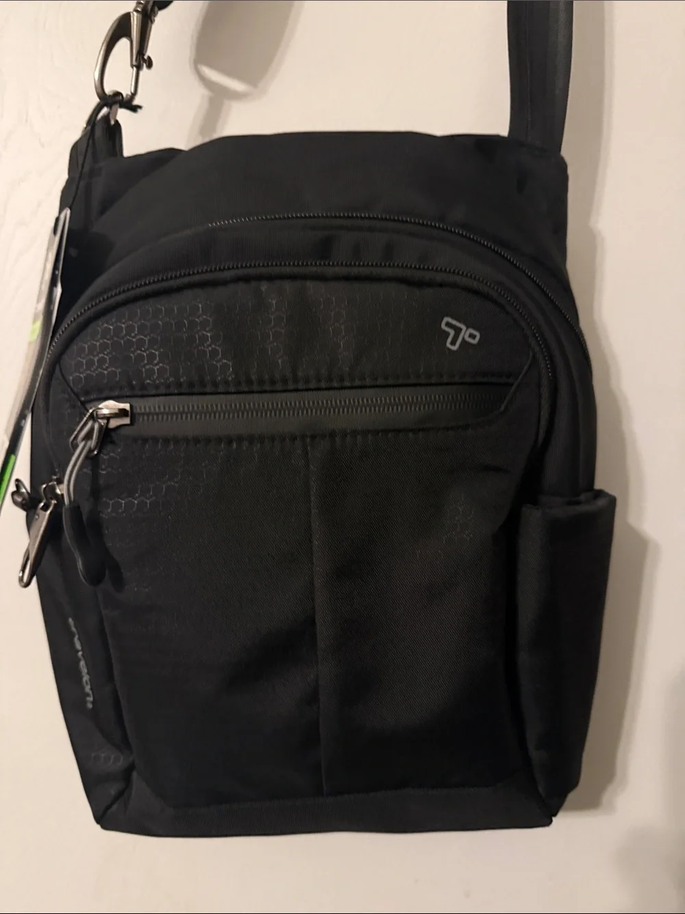 Travelon Black Men's Crossbody Messenger Bag